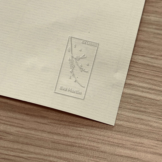 Ex-libris blühender Zweig