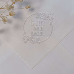 Ex-libris Ornamente Kreis Rosen