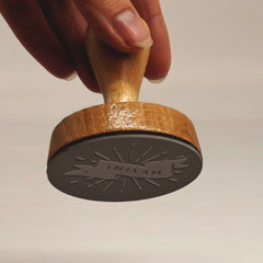 Funkelnder Band-Trockenstempel
