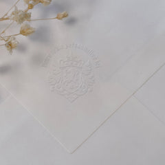Trockenstempel mittelalterliches Wappen