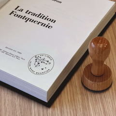 Exlibris blühender Zweig
