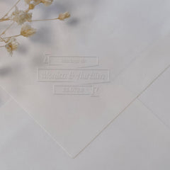 Hochzeitsbanner-Trockenstempel