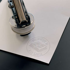 Embosseur Ex-libris livre ouvert