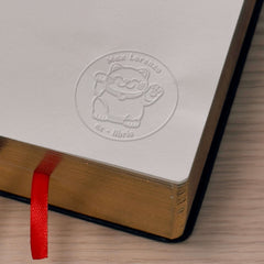 Embosseur Ex-libris chat de la chance