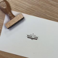 Trockenstempel zum Hochzeitstag