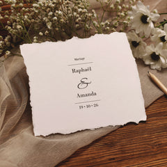Tampon Mariage simple et élégant