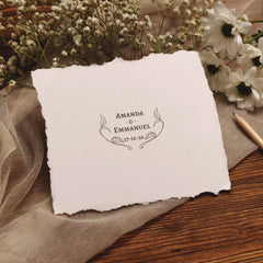 Tampon Mariage ornement végétal