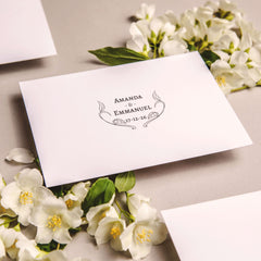 Tampon Mariage ornement végétal