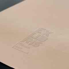 Exlibris mit Retro-Linien