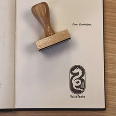 Exlibris-Drachenrahmen