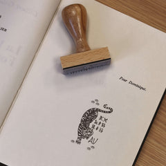 Japanisches Katzen-Exlibris