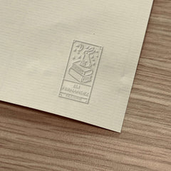 Exlibris Hase auf Buch