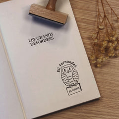 Tampon Un chouette ex-libris