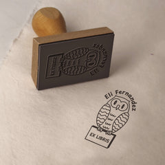 Tampon Un chouette ex-libris