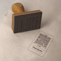 Tampon Ex-libris chats de bibliothèque