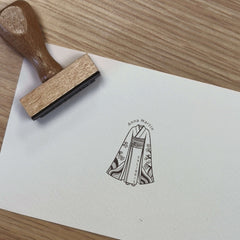 Tampon Ex-libris kimono japonais