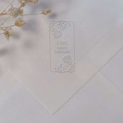 Embosseur Ex-libris roses d'ornement