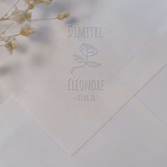 Embosseur Mariage rose
