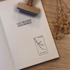 Stempel Ex-libris blühender Zweig