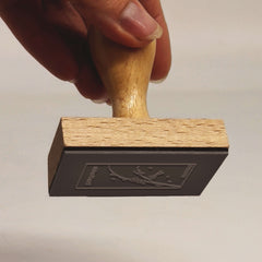 Stempel Ex-libris blühender Zweig