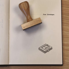 Tampon Ex-libris livre piscine