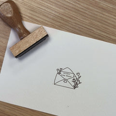 Tampon Ex-libris lettre d'amour