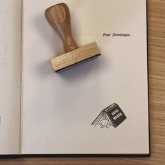 Tampon Ex-libris livre de niche