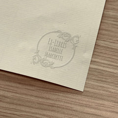 Ex-libris ornements cercle roses