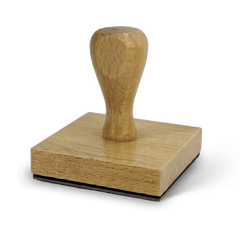 Quadratischer Holzstempel 7x7 cm